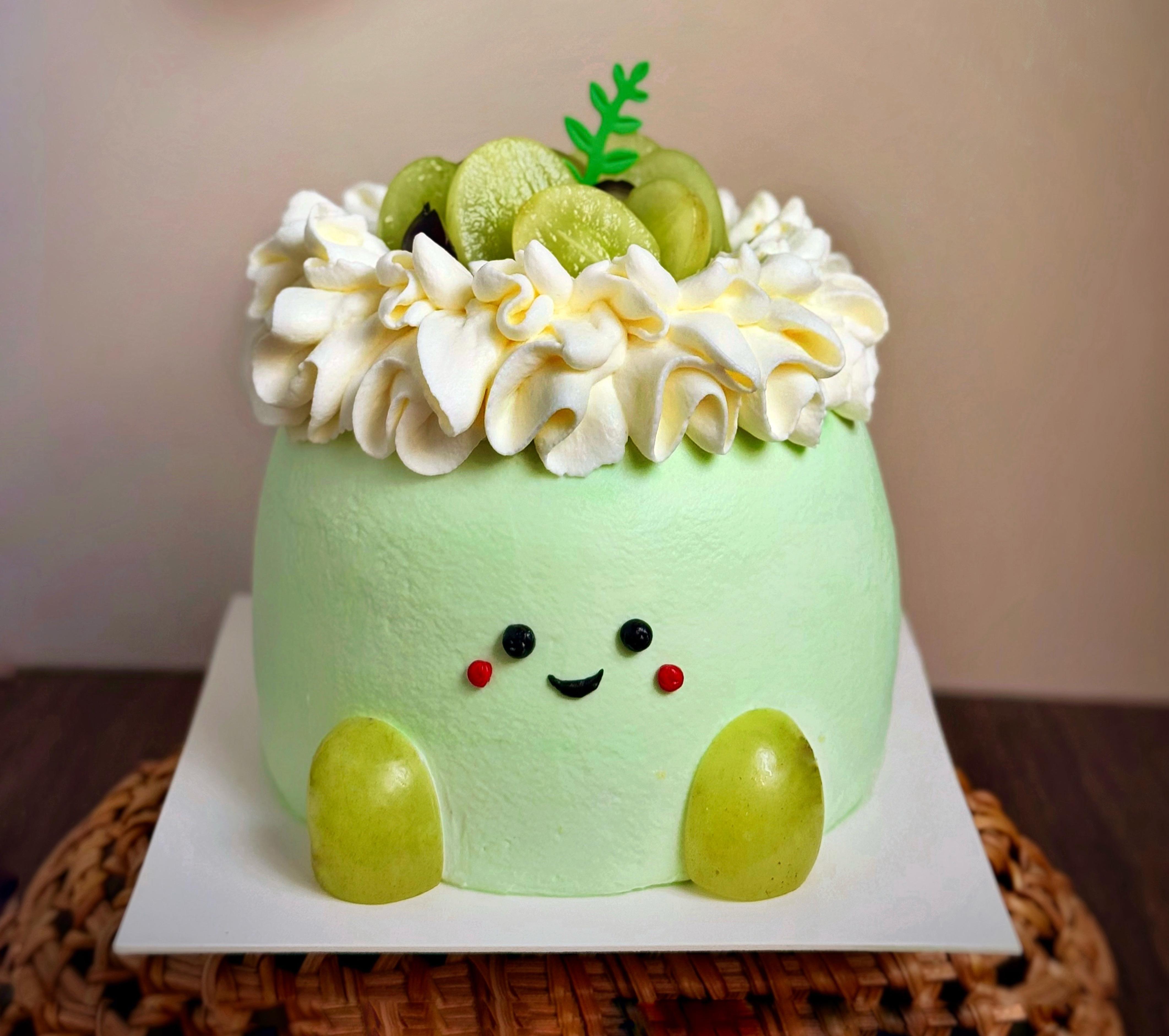 4"Green Grape Jellycat Cake